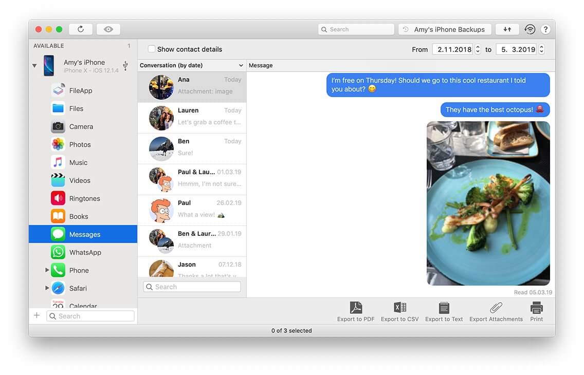 download iphone messages to mac